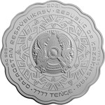 ÓMIR SHEJIRESI Древо Жизни монета из серебра с позолотой 777,5 грамм