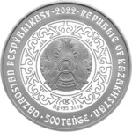 BÚRKIT Беркут монета из серебра с позолотой и бриллиантом одна унция н