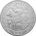 JETI QAZYNA Жети Казына монета из серебра 777,5 грамм номинал 5000 тен