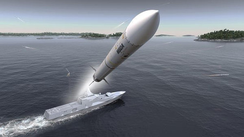 Зенитный ракетный комплекс Sea Ceptor с зенитными ракетами CAMM