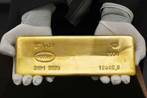 Золотой слиток России 12 кг