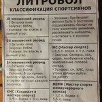 Литробол классификация спортсменов