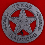 Нагрудный знак Техасского рейнджера - Серебро муляж купить