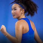 17-летняя казахстанская теннисистка Аружан Сагандыкова
