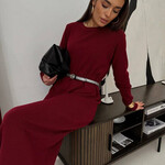 Уютное платье миди из нежного тонкого кашемира