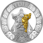 TÚIE Верблюд монета Тотемы из серебра с позолотой и бриллиантом одна у