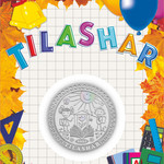 TILASHAR Тилашар монета из мельхиора блистер номинал 100 тенге аверс