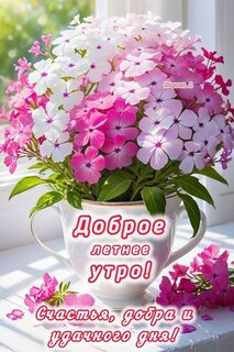 Доброе летнее утро