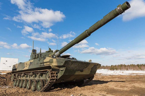 2С25 «Спрут-СДМ1» называют лёгким плавающим танком