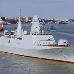 Головной китайский фрегат нового типа проект 054В