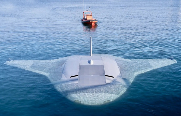 Подводный аппарат сверхбольшой автономности Manta Ray