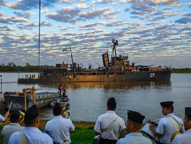 Речная канонерская лодка С-1 Paraguay ВМС Парагвая