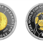 FIFA WORLD CUP QATAR 2022 серебрянная монета
